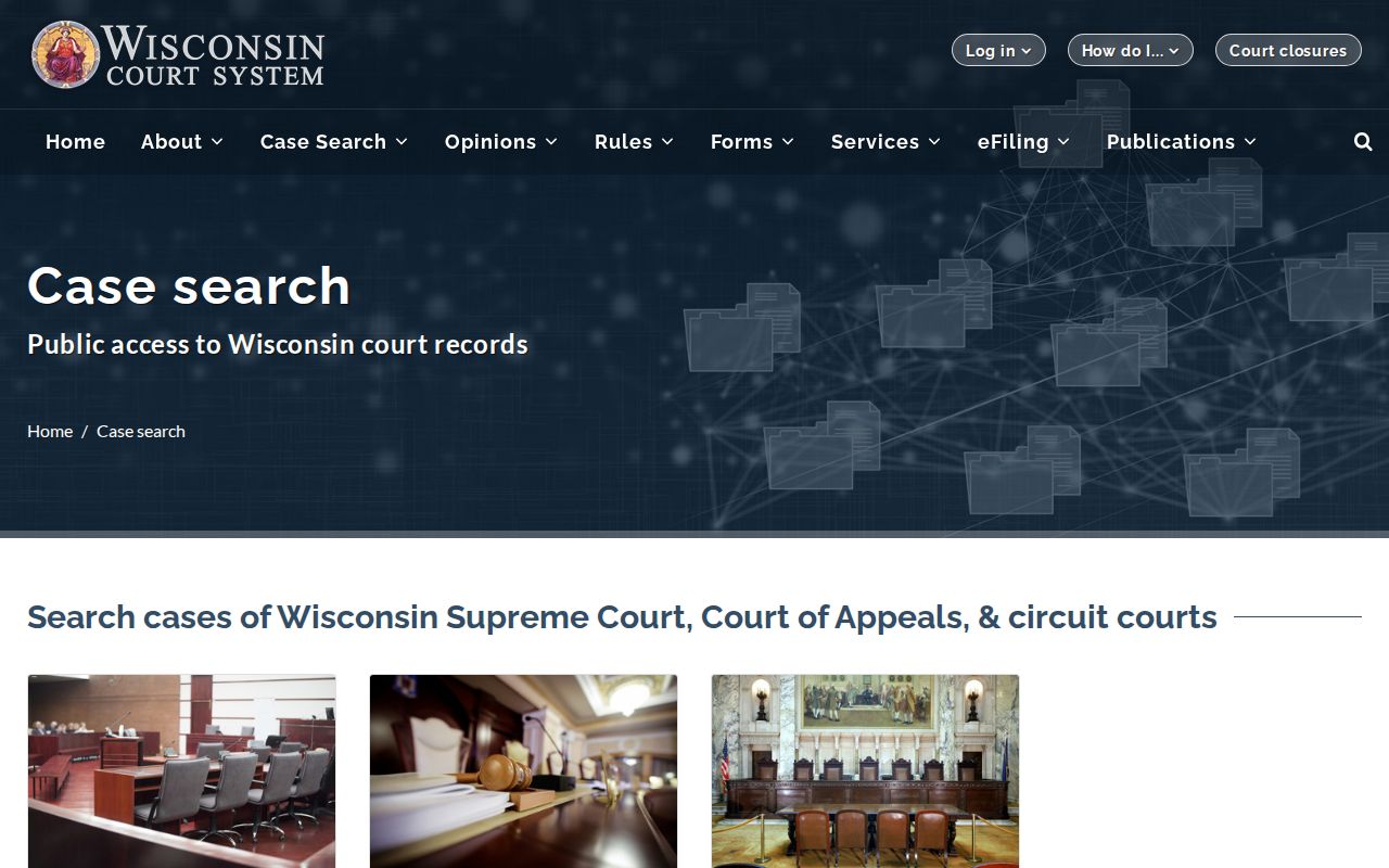 Clark County docket search state gateway