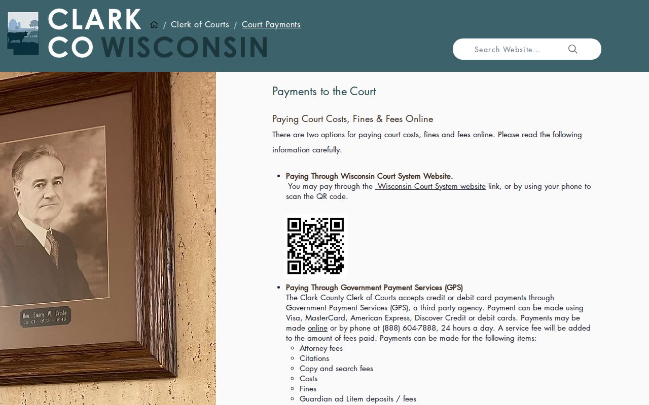 Clark County traffic court payment routes and location code